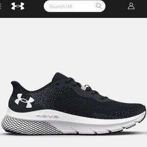 Under Armour Black and White Athletic Sneakers